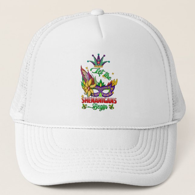 Que Comiencen Las Travesuras Gorra de Camionero de (Anverso)