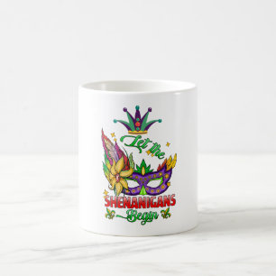 Que Comiencen Las Travesuras Taza De Café De Mardi