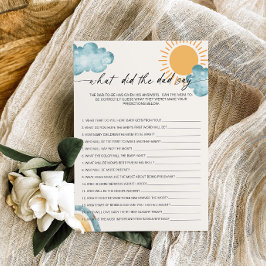 ¿Qué dijo el papá de la tarjeta de juego Baby Show