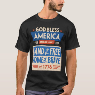 Que Dios bendiga la camiseta de Estados Unidos