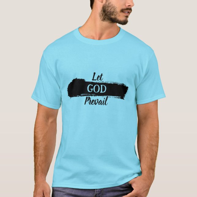Que Dios prevalezca la camiseta (Anverso)