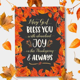 Que Dios te bendiga con alegría en acción de graci