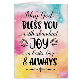 Que Dios te bendiga con alegría en Pascua