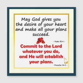 Que Dios te dé el deseo de tu carta de corazón