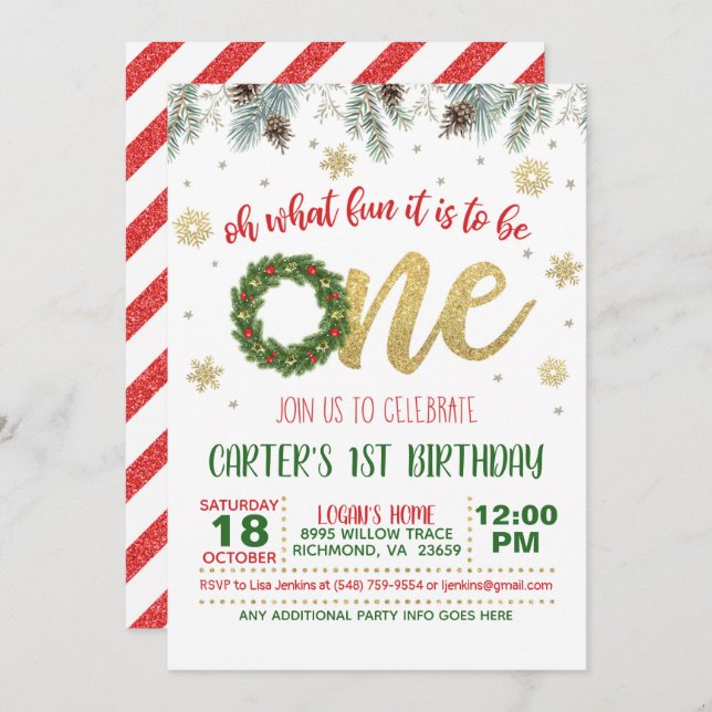 Qué Diversión es ser una guerra de invitaciones de (Anverso / Reverso)