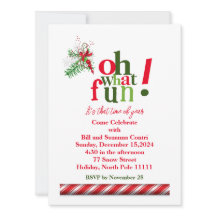 ¡Qué Diversión! Invitación de vacaciones