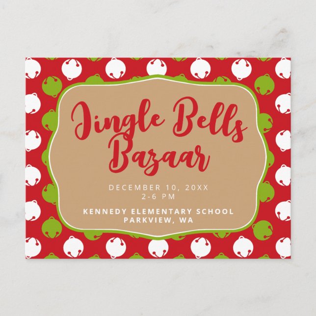 ¡Qué Diversión! postal de las campanas de los navi (Anverso)