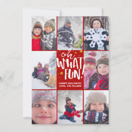 ¡Qué Diversión! | Tarjeta fotográfica de Navidad