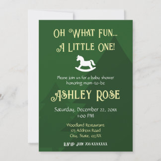 ¡Qué Diversión, Un Pequeño! invitación para baby s