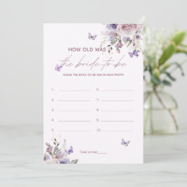 ¿Qué edad tenía la tarjeta de juego Bride Bridal S