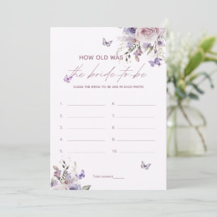 ¿Qué edad tenía la tarjeta de juego Bride Bridal S