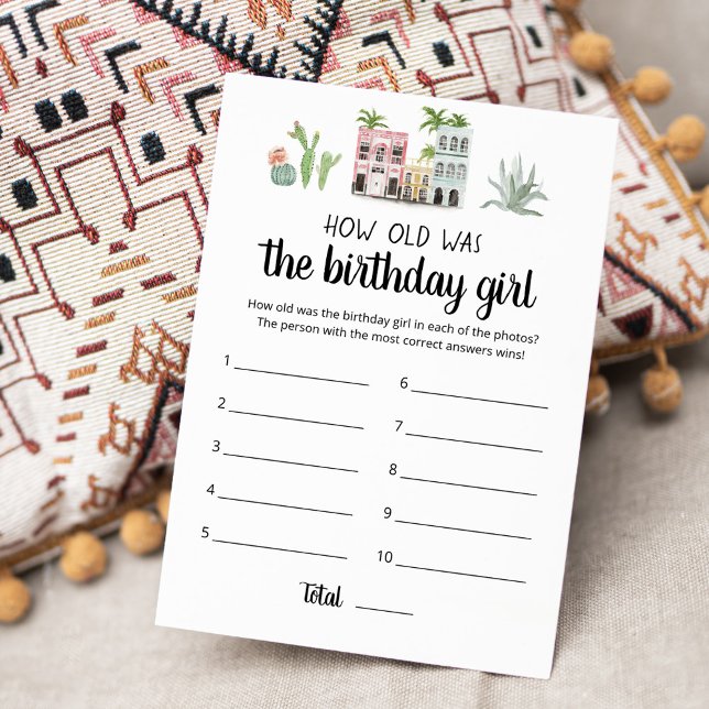 Qué edad tenía Tarjeta de juego de la cumpleañera (Subido por el creador)