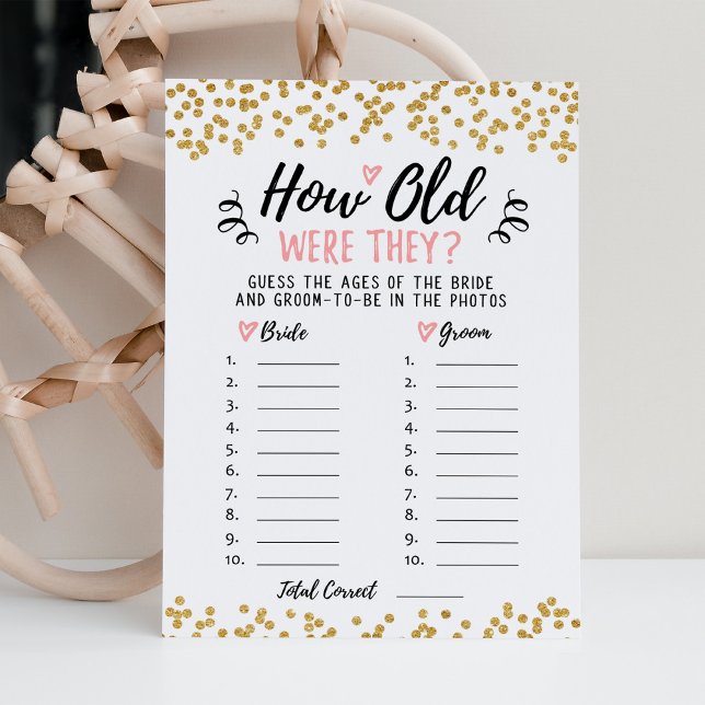 ¿Qué edad tenían Tarjeta de Despedida de Soltera o (Subido por el creador)