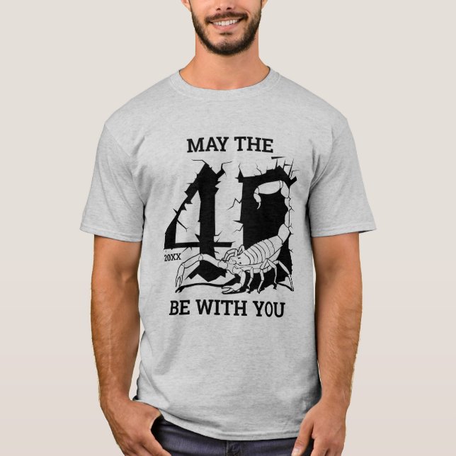 Que el 40 esté contigo la camiseta de Scorpion (Anverso)