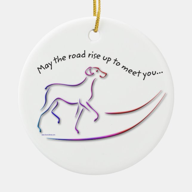 Que el camino se levante con ornamentos de perro (Frente)