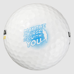 Que el campo esté con tu divertida bola de golf
