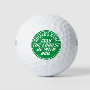 Que el campo esté con tus bolas de golf Personaliz