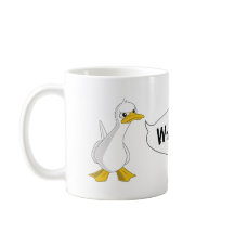 ¡QUÉ EL PATO?! Taza de café