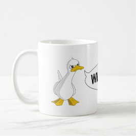 ¡QUÉ EL PATO?! Taza de café
