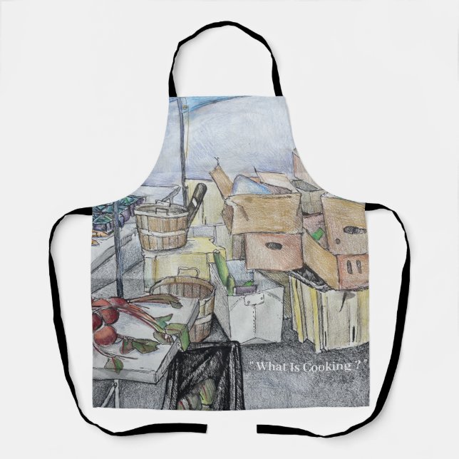 "¿Qué es cocinar? Delantal (Anverso)