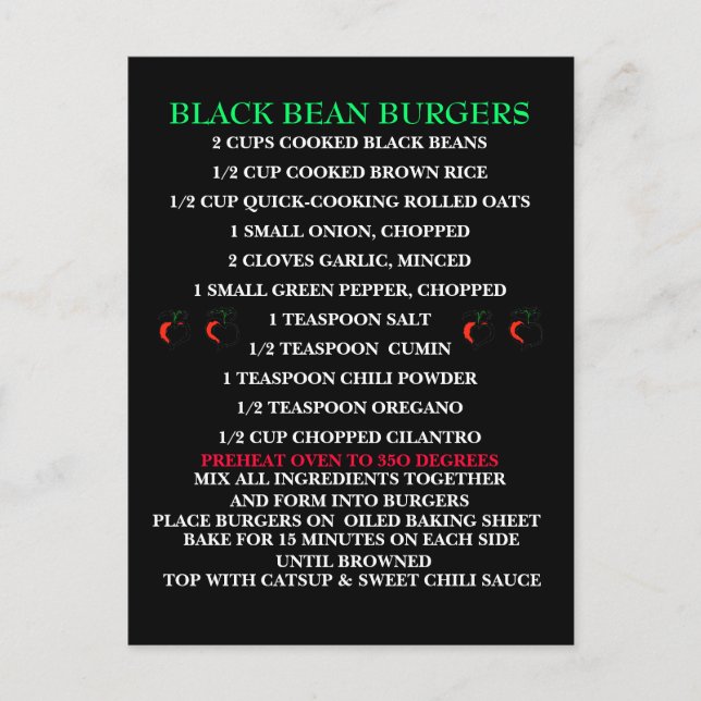 ¿Qué es Cocinar? Receta - Tarjeta postal (Anverso)