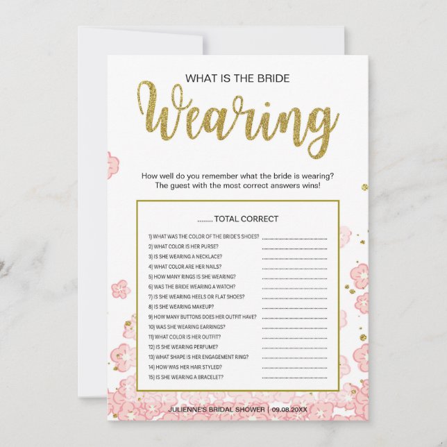 ¿Qué es el juego de las novias? | Oro y rosa (Anverso)