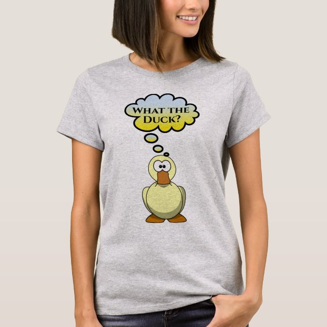 ¿Qué es el pato? Camiseta (Anverso)