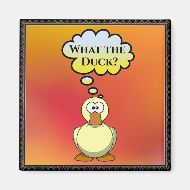 ¿Qué es el pato? Imán (Frente)