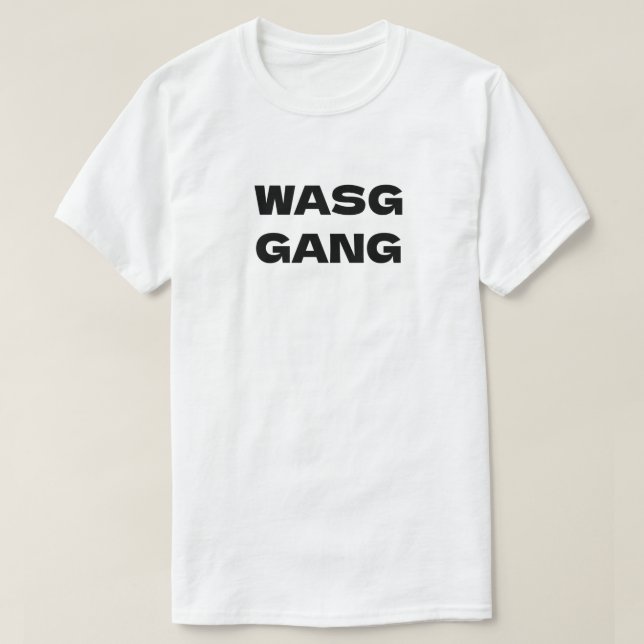 Qué es la buena camiseta de pandillas (Diseño del anverso)