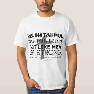 Qué es un hombre - camiseta cristiana
