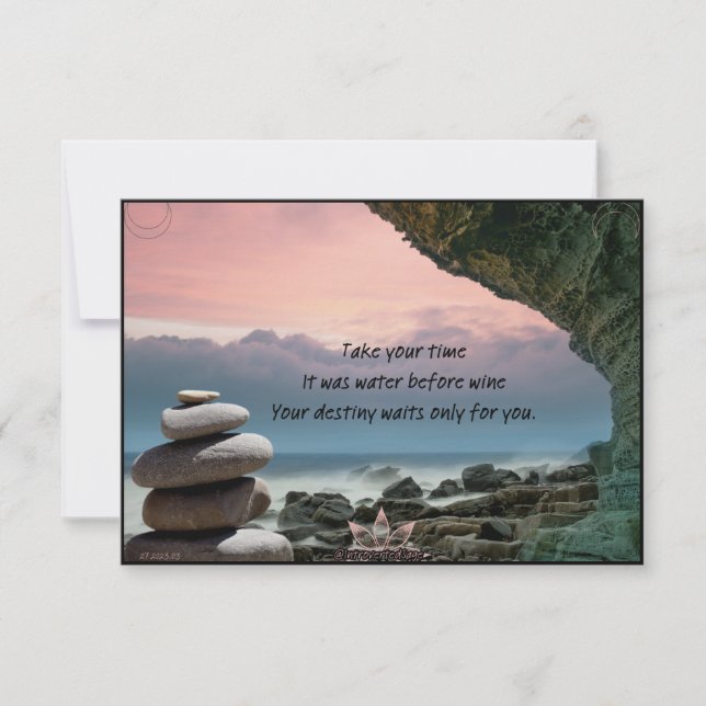 Qué espera la invitación (en blanco) (Anverso)