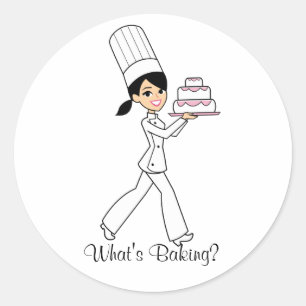 Qué está cocinando al pegatina - chica del
