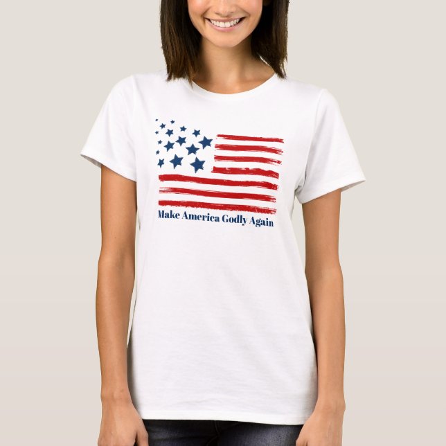 Que Estados Unidos vuelva a ser una camiseta (Anverso)
