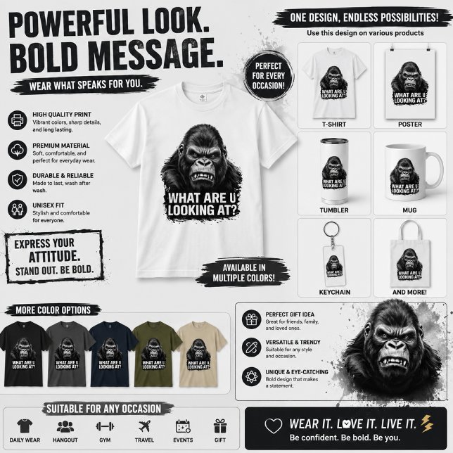 ¿Qué estás mirando camiseta divertida cita (Subido por el creador)