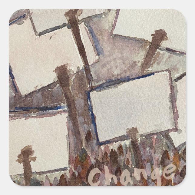 Que este sea el momento de los Pegatinas del cambi (Anverso)