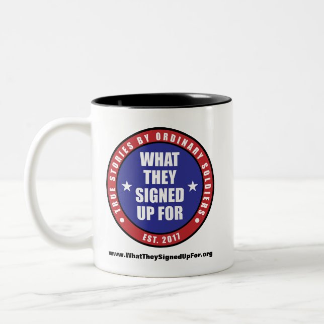 Qué firmaron para arriba para la taza (Izquierda)