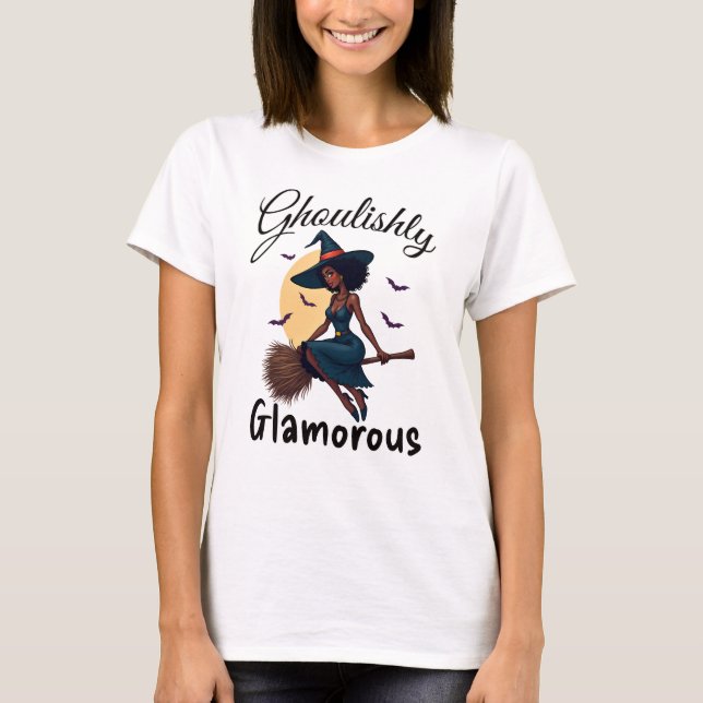 ¡Qué glamuroso! Camiseta de Halloween (Anverso)