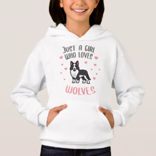 Qué gracioso, solo un chica que ama a Wolves Hoodi