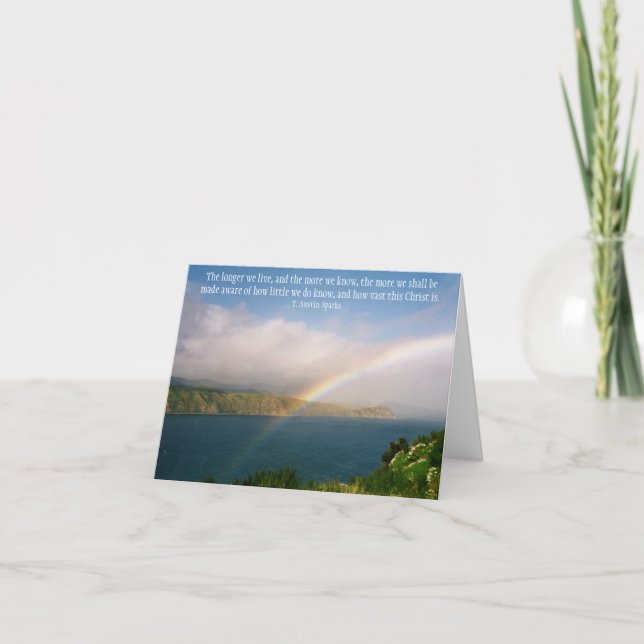 Qué Gran Cristo es... Tarjeta pequeña (Anverso)