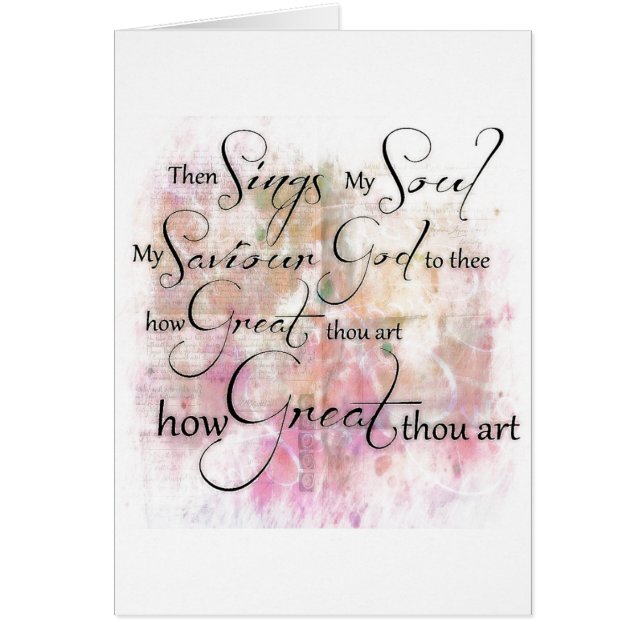 Qué grande eres (Frente)