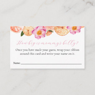 Qué grande es la tarjeta de juego Baby Shower de B