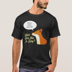 Qué hace el Fox para decir la camiseta divertida