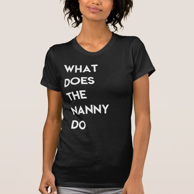 Qué hace la nana con camiseta (Anverso)