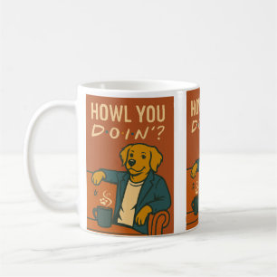 "¿QUÉ HACES?" Perro en la taza de café del sofá
