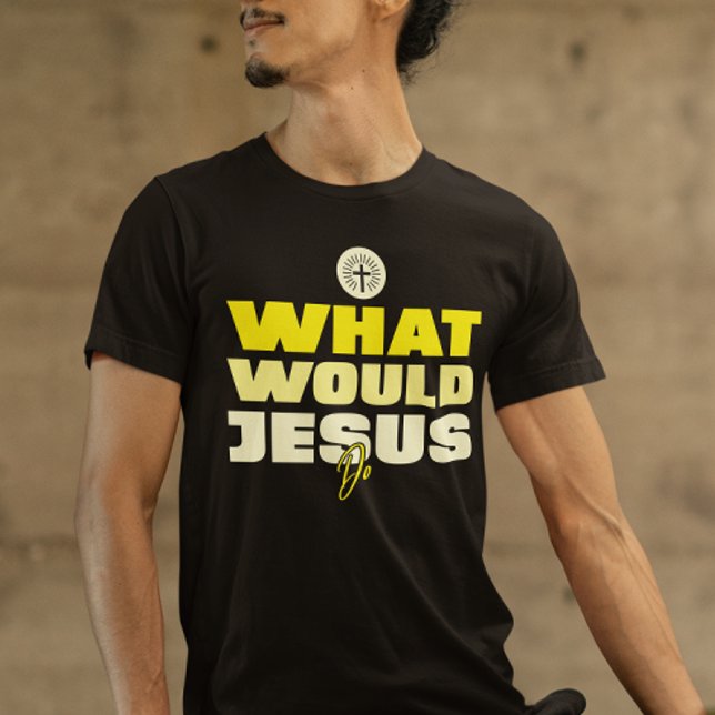 ¿Qué haría Jesús? Camiseta de amabilidad conscient (Subido por el creador)