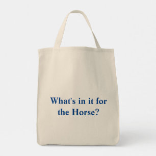 "Qué hay en él", bolsa de papel con el logotipo