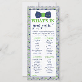 ¿Qué hay en tu bolso? Juego Baby Shower, pequeño h
