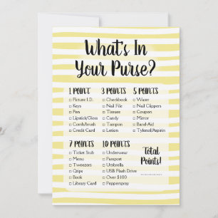 ¿Qué hay en tu juego de bolso?