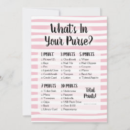 ¿Qué hay en tu juego de bolso?