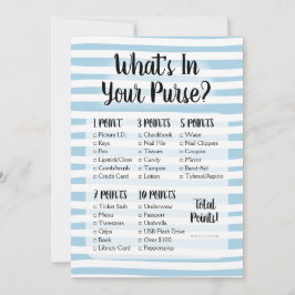 ¿Qué hay en tu juego de bolso?